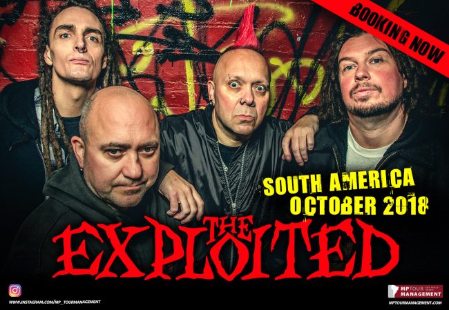 The Exploited - South America - Octuber 2018