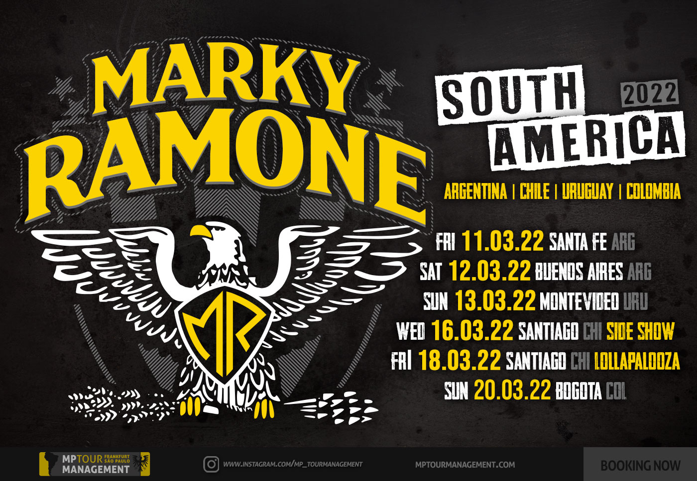 Marky Ramone in South America 2022