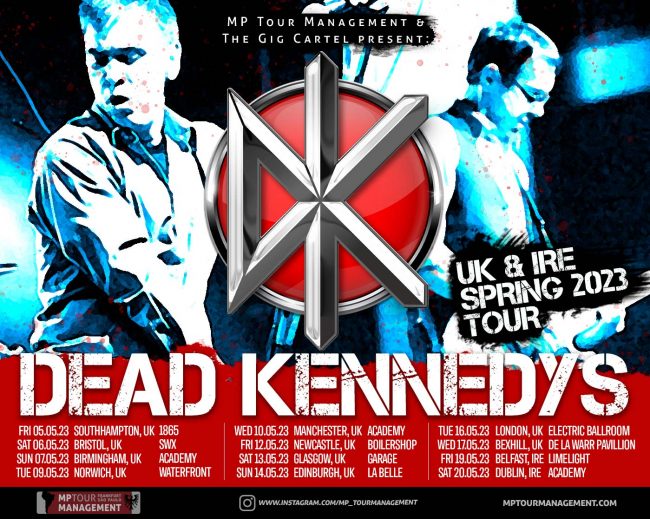Dead Kennedys - UK & IRE Spring 2023 Tour