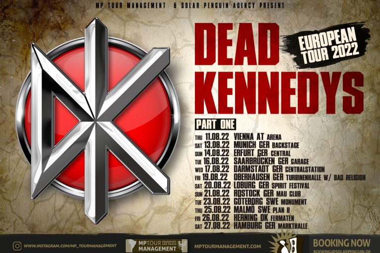European Tour 2022 Dead Kennedys