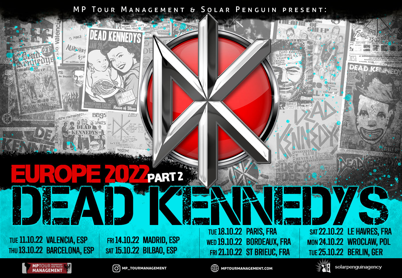 European Tour 2022 Dead Kennedys