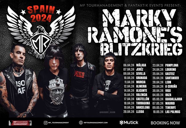 Marky Ramone Blitzkrieg - Spain 2024