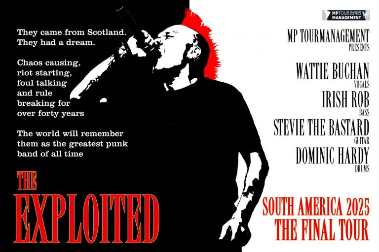 The Exploited return to South America in 2025